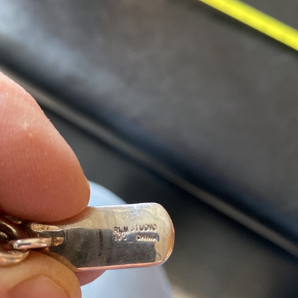 Unisex Robert Lee Morris RLM Sterling Silver and Black Braided Leather Bracelet - Picture 6 of 8